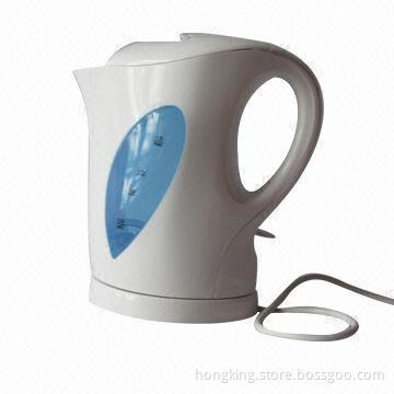 1.7L Plastic Kettle with Water Level Window